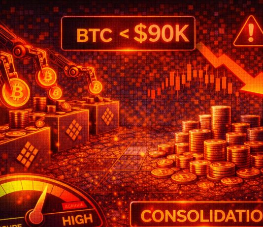 Bitcoin Information Exhibits Aggressive Sellers In Management As BTC Consolidates Under $90Okay