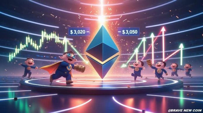 Ethereum Worth Prediction: ETH Stabilizes Above $3,100 as Help Retest Indicators Potential Upside