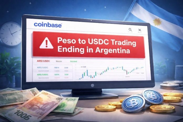 Coinbase Ends Peso-to-USDC Buying and selling in Argentina After One Yr