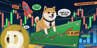 Dogecoin (DOGE) Value Prediction: Bull Flag Emerges After Pennant as Momentum Builds Towards $0.20