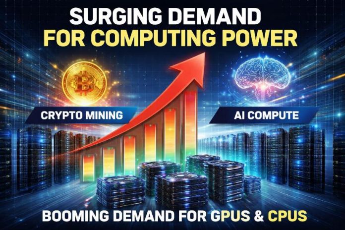 Nvidia CEO Warns Computing Demand “Skyrocketing” as RAM Costs Surge, Squeezing Crypto Miners