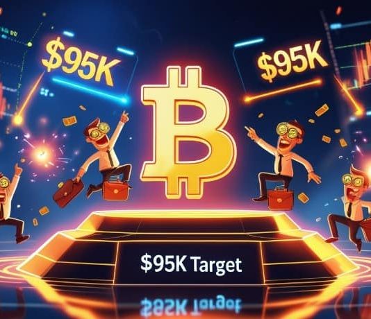 Bitcoin Value Prediction: BTC Checks $95Okay as Cup-and-Deal with Setup Types, Breakout Awaits Affirmation Bitcoin Value Prediction: BTC Checks $95Okay as Cup-and-Deal with Setup Types, Breakout Awaits Affirmation