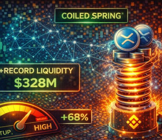 XRP Reveals “Coiled Spring” Setup As Community Liquidity Hits Report Ranges