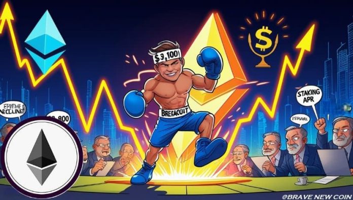 Ethereum Worth Prediction: ETH Worth Breaks $3,100 as Inverse Head-and-Shoulders Alerts a Potential $3,800 Retest