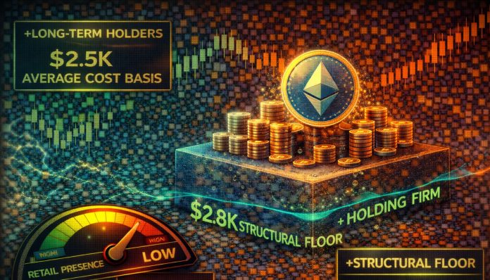 Ethereum Lengthy-Time period Value Foundation Holds Agency: Structural Flooring Types Close to $2.8K