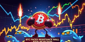 Bitcoin (BTC) Worth Prediction: $92Okay Rejection Persists as Whale Accumulation Alerts Pending Volatility