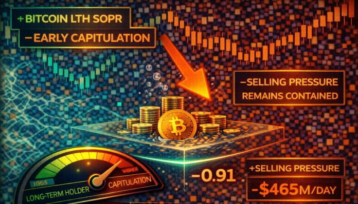 Bitcoin LTH SOPR Indicators Early Capitulation, However Promoting Strain Stays Contained