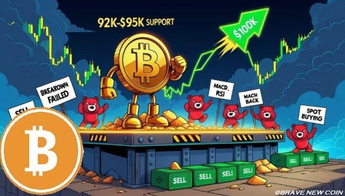 Bitcoin Value Prediction: BTC Value Defends $92Ok–$95Ok Help as Bullish Technicals Goal $100Ok After Pullback Bitcoin Value Prediction: BTC Value Defends $92Ok–$95Ok Help as Bullish Technicals Goal $100Ok After Pullback