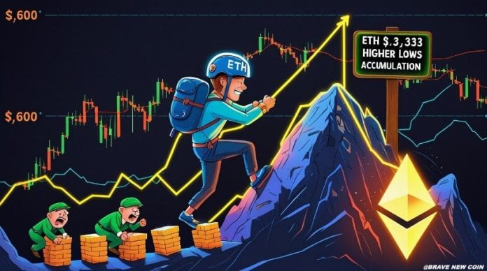 Ethereum Value Prediction: ETH Value Defends Ascending Channel, $3,600 Emerges as Key Resistance