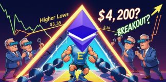Ethereum (ETH) Worth Prediction: Ethereum Ascending Triangle Indicators Breakout Potential Towards $4,200