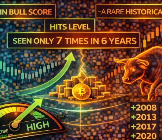 Bitcoin Bull Rating Hits Stage Seen Solely 7 Instances In 6 Years – A Uncommon Historic Sign Bitcoin Bull Rating Hits Stage Seen Solely 7 Instances In 6 Years – A Uncommon Historic Sign