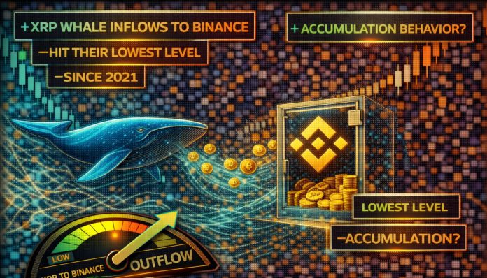 XRP Whale Inflows To Binance Hit Their Lowest Degree Since 2021: Accumulation Habits? XRP Whale Inflows To Binance Hit Their Lowest Degree Since 2021: Accumulation Habits?