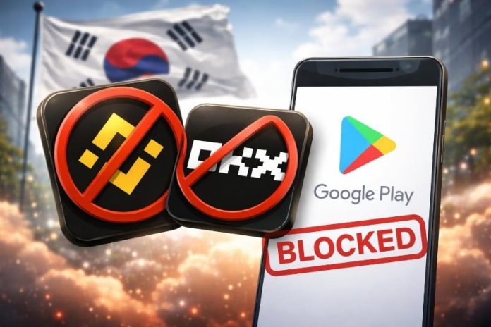 Google Blocks Binance and OKX from South Korea’s Play Retailer Beginning January 28