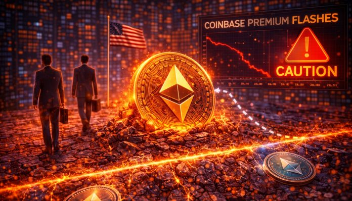 US Establishments Step Again From Ethereum: Coinbase Premium Flashes Warning