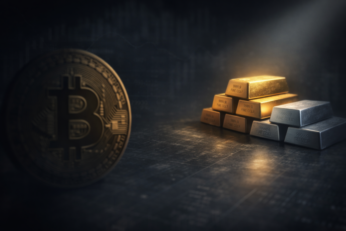 Bitcoin Social Curiosity Fades As Retail Chases Gold, Silver Hype