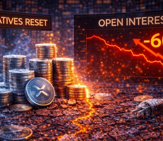 XRP Derivatives Reset: Open Curiosity Drops Practically 60% From July Peak