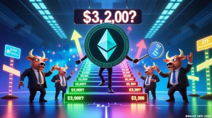 Ethereum Value Prediction: ETH Reclaims $3,000 With Bullish Engulfing, $3,200 Breakout in Sight