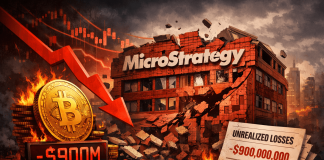 MSTR Worth Dwindles as Technique’s $BTC Holdings Present $900M in Unrealized Losses
