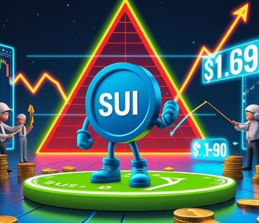 Sui (SUI) Value Prediction: Can SUI Defend $1.10 Demand and Break Its Descending Triangle Towards $1.60–$1.70?