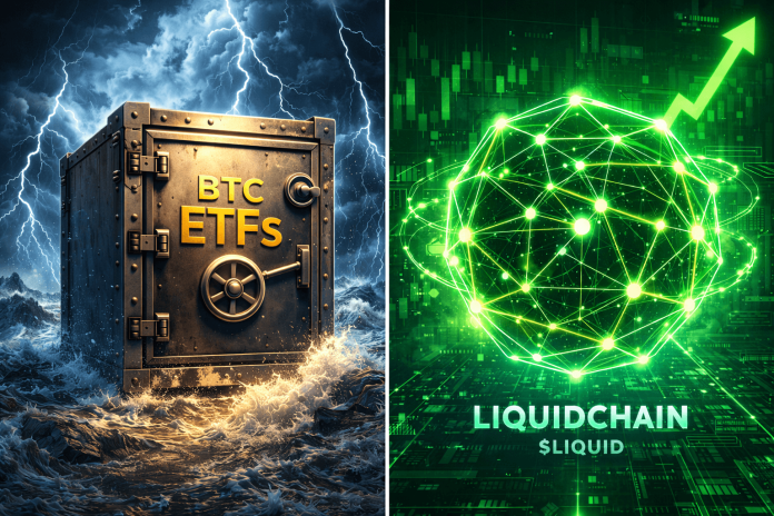 Institutional Fingers Maintain Agency: Bitcoin ETFs Take in Shock Whereas LiquidChain Defies Gravity