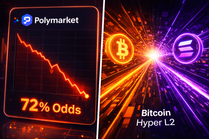 Polymarket Bettors See 72% Chance of Bitcoin Retest at $65Ok Whereas $HYPER Presale Smashes $31.2M