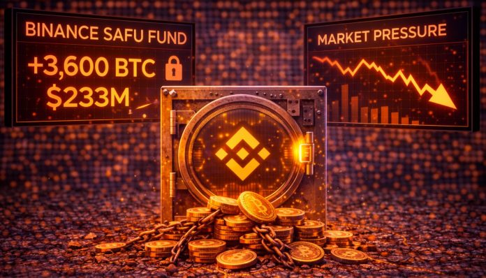 Binance SAFU Fund Provides 3,600 Bitcoin ($233M) As Market Faces Strain Binance SAFU Fund Provides 3,600 Bitcoin ($233M) As Market Faces Strain
