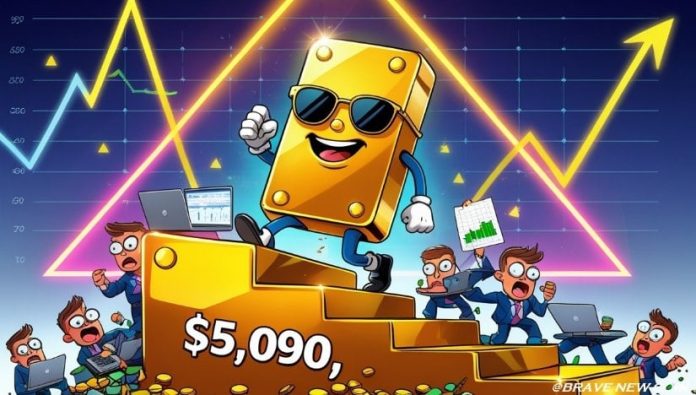 Gold (XAU/USD) Worth Prediction: Will Gold Surge Towards $5,090 and Break Out of the Symmetrical Triangle? Gold (XAU/USD) Worth Prediction: Will Gold Surge Towards $5,090 and Break Out of the Symmetrical Triangle?