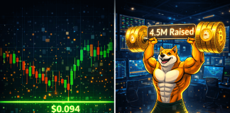 Dogecoin Stabilizes Round $0.094 as Whale Accumulation Soars and $MAXI’s Presale Surges