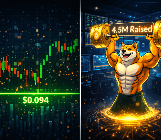 Dogecoin Stabilizes Round $0.094 as Whale Accumulation Soars and $MAXI’s Presale Surges