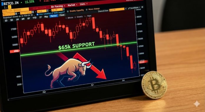 Bitcoin Worth Bleeds Decrease With $65Okay Changing into The Battleground Bitcoin Worth Bleeds Decrease With $65Okay Changing into The Battleground
