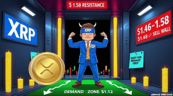 XRP Worth Prediction: XRP Builds Greater Low as $1.46 Resistance Defines Subsequent Transfer
