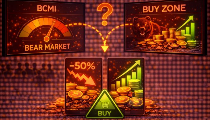 Bitcoin BCMI Drops Towards Bear Market Territory: How Shut Is BTC To A Actual Purchase Zone?