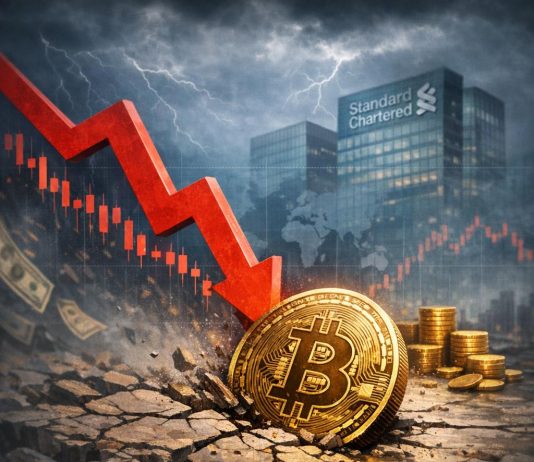 Normal Chartered Lowers Bitcoin Forecast: Predicts Value Dive To $50,000 Earlier than Rebound