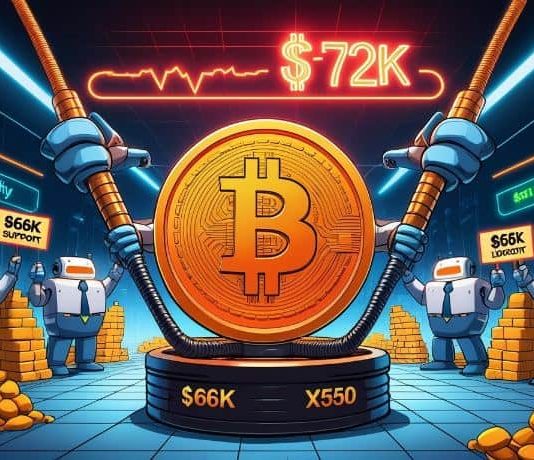 Bitcoin (BTC) Value Prediction: BTC Compresses Under $69Ok as Leverage Construct-Up Alerts Potential Breakout