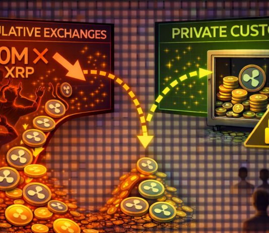 The 200 Million XRP Exodus: Traders Swap Hypothesis For Non-public Custody