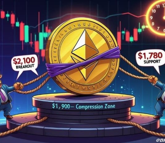 Ethereum (ETH) Value Prediction: Tight Vary Close to $2,000 Indicators Imminent Breakout—Will ETH Reclaim $2,100 or Slide to $1,780?