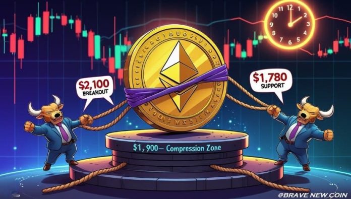 Ethereum (ETH) Value Prediction: Tight Vary Close to $2,000 Indicators Imminent Breakout—Will ETH Reclaim $2,100 or Slide to $1,780?