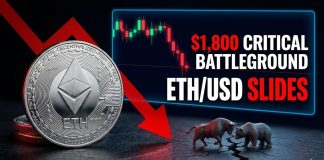 Ethereum Value Slides Deeper, $1,800 Emerges as Essential Battleground