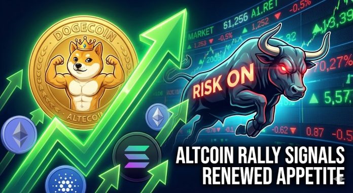 Dogecoin (DOGE) Strengthens as Altcoin Rally Alerts Renewed Threat Urge for food