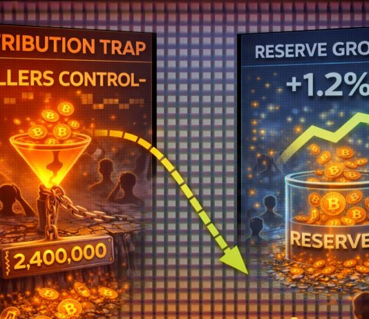 The Distribution Entice: Why Bitcoin’s Reserve Progress Proves Sellers Nonetheless Maintain The Tape
