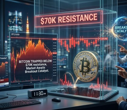 Bitcoin Worth Trapped Beneath $70Okay, Market Awaits Breakout Catalyst