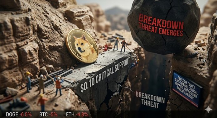 Dogecoin (DOGE) Slips Towards Important Assist, Breakdown Menace Emerges