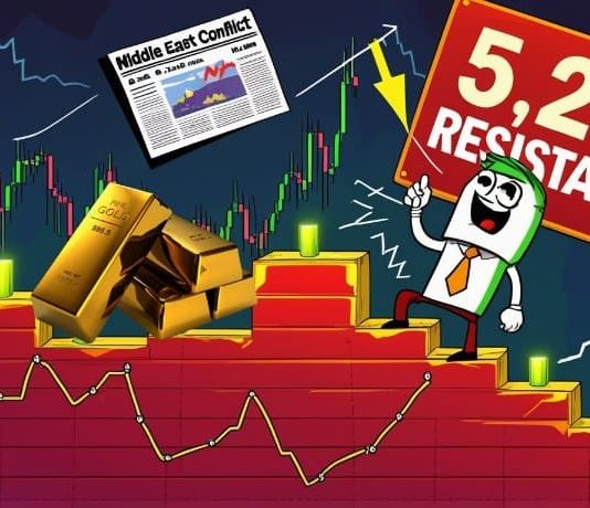 Gold (XAU/USD) Value Prediction: Rally Towards $5,286 Faces Danger as Center East Battle Meets Elliott Wave Correction