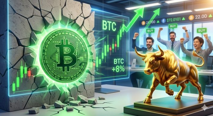 Bitcoin Value Jumps 8%, Breakout Hopes Reignite Throughout Crypto Markets