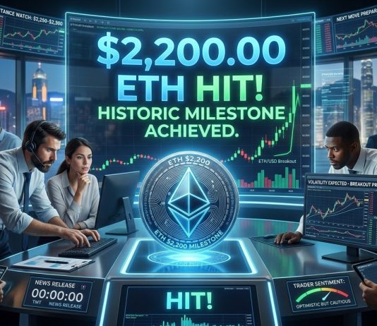 Ethereum Value Hits $2,200 Milestone, Merchants Brace for Subsequent Transfer