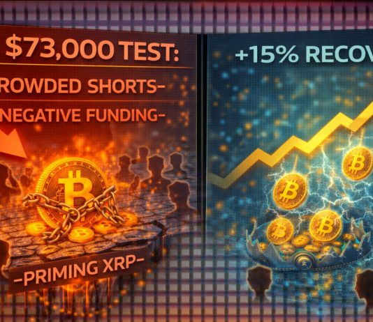 The $73,000 Take a look at: Crowded Shorts And Detrimental Funding Fueled Bitcoin’s 15% Restoration