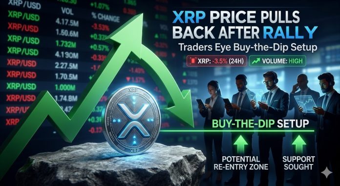 XRP Worth Pulls Again After Rally, Merchants Eye Purchase-the-Dip Setup
