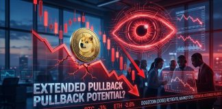 Dogecoin (DOGE) Retreats, Market Eyes Potential Prolonged Pullback
