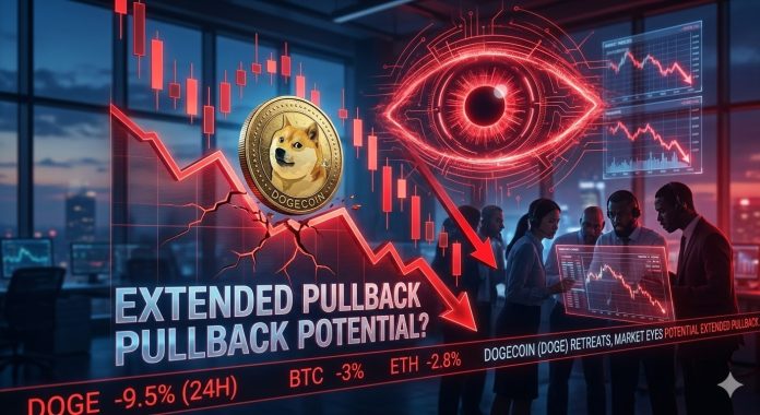 Dogecoin (DOGE) Retreats, Market Eyes Potential Prolonged Pullback