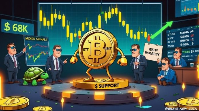 Bitcoin (BTC) Value Prediction: BTC Consolidates Close to $68Ok Assist as IBIT Alerts Market Warning